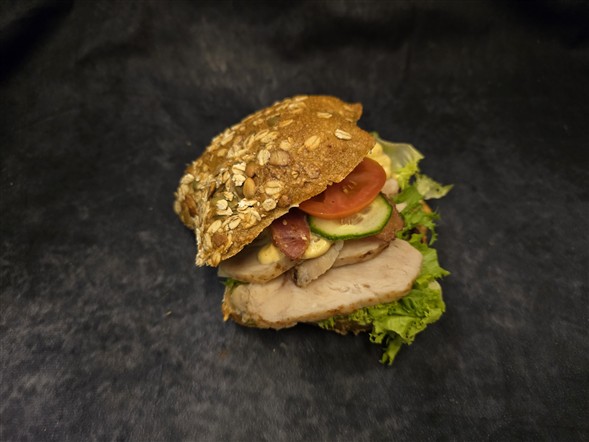 Sandwich m/kylling og bacon