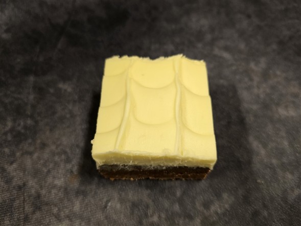 Brownie m/hvid chokolade